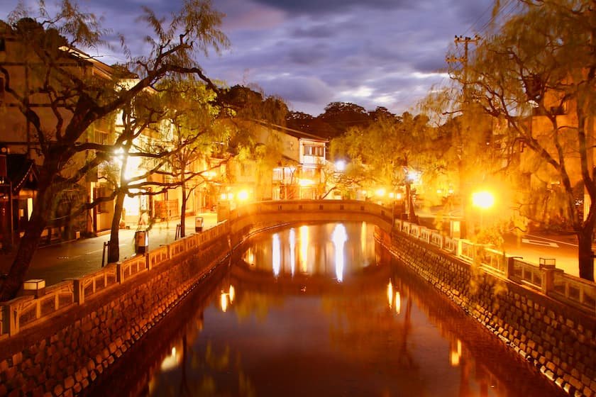 城崎温泉の夜景